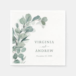 Eucalyptus Wedding Napkins