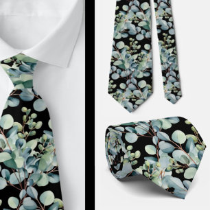 Eucalyptus Wedding Neck Tie