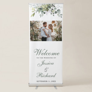 Eucalyptus Wedding PHOTO Retractable Banner