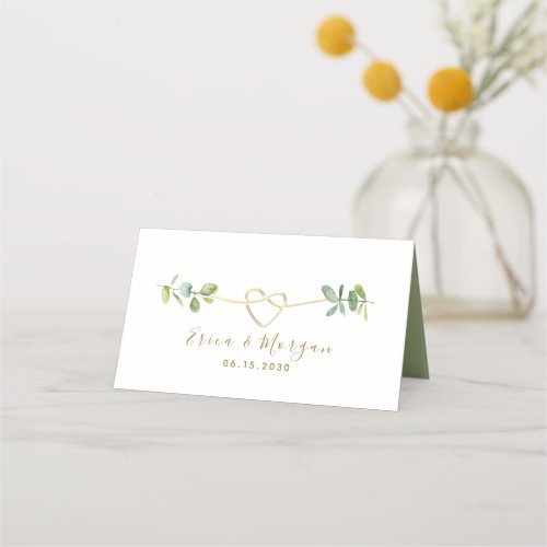 Eucalyptus Wedding Place Card