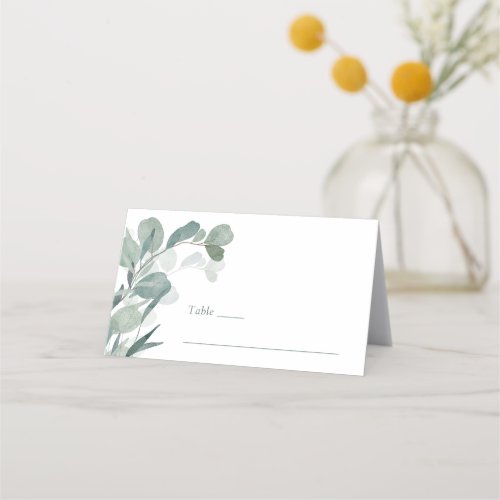 Eucalyptus Wedding Place Cards