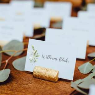 Eucalyptus Wedding Table Numbers