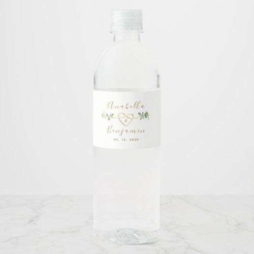 Eucalyptus Wedding  Water Bottle Label