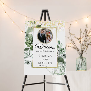 Eucalyptus Wedding Welcome Sign