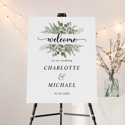 Eucalyptus Weddings Foam Board