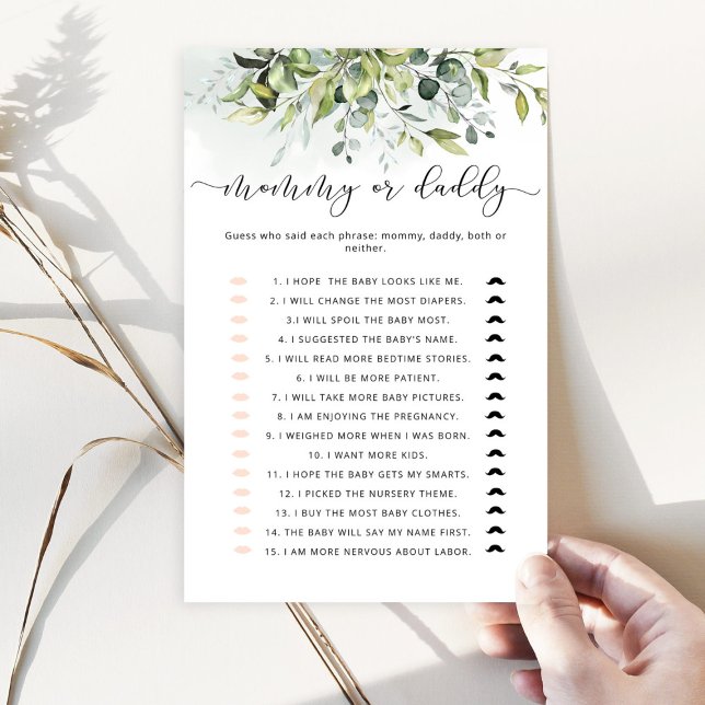 Eucalyptus Who Said It Mommy or Daddy game (Creator Uploaded)