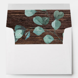 Eucalyptus & Wood Greenery Envelope