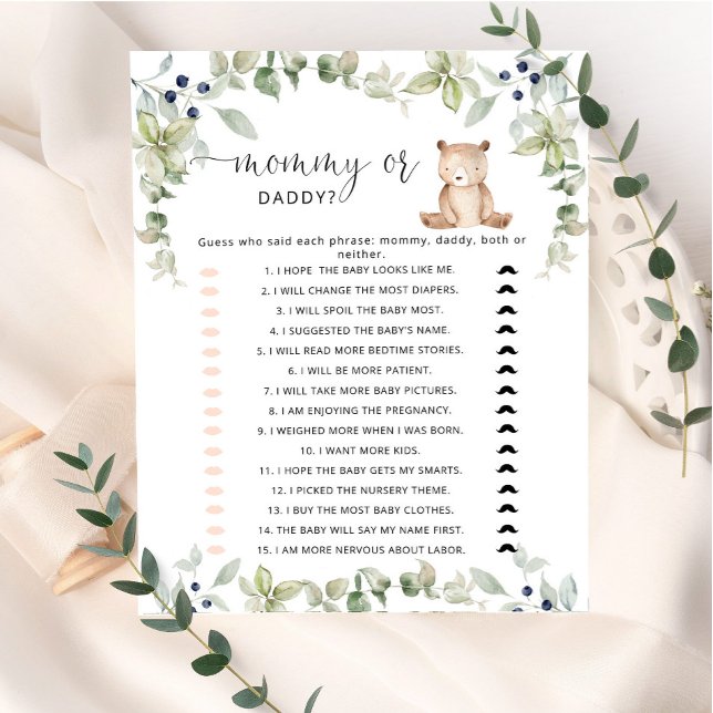 Eucalyptus woodland mommy or daddy baby game (Creator Uploaded)