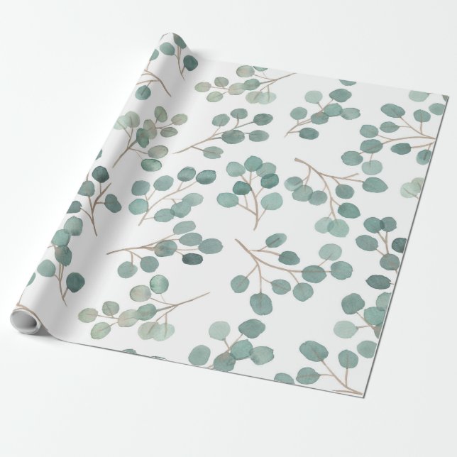 Eucalyptus Wrapping Paper (Unrolled)