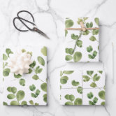 Elegant Marble, Copper Sage Mint Green Rose Gold Wrapping Paper