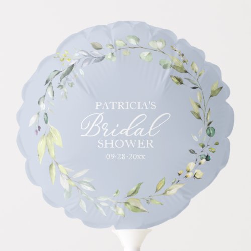 Eucalyptus Wreath Greenery Bridal Shower Balloon