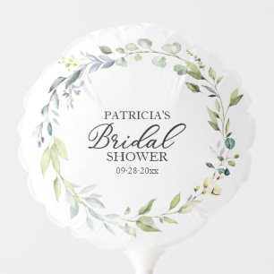 Eucalyptus Wreath Greenery Bridal Shower Balloon