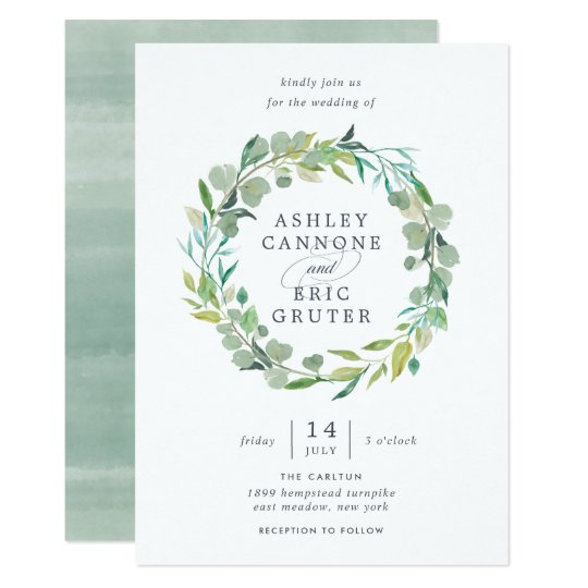 Eucalyptus Wedding Invitations 7