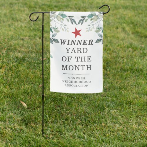 Eucalyptus Yard of the Month Winner Club Award Garden Flag