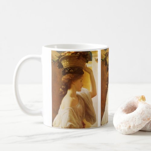 Eucharis _ Girl With a Basket of Fruit by Leighton Coffee Mug