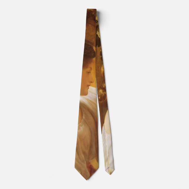 Eucharis - Girl With a Basket of Fruit by Leighton Neck Tie (Front)