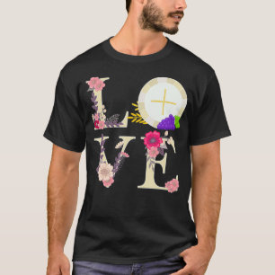 Eucharist Host Catholic 1st Holy Communion Gifts f T-Shirt