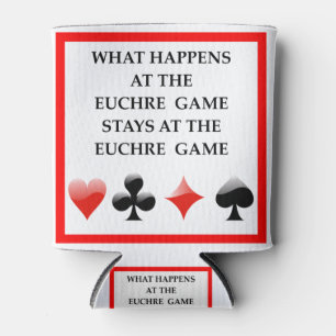 EUCHRE CAN COOLER