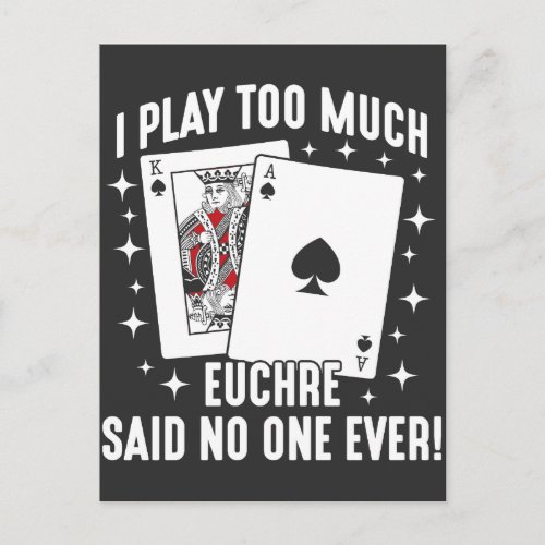 Euchre Card Game Player Game Night gambler