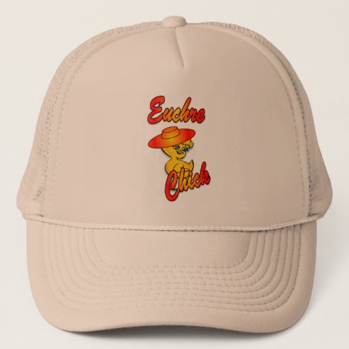 Euchre Chick 5 Trucker Hat