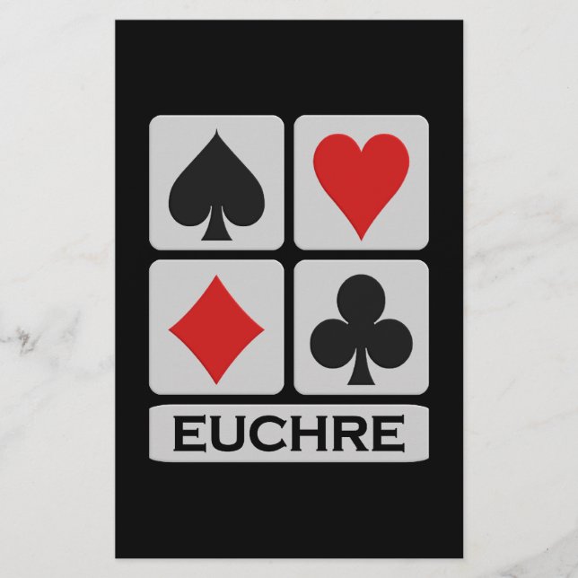 Euchre flyer - customize! (Front)