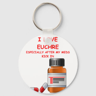 EUCHRE KEYCHAIN