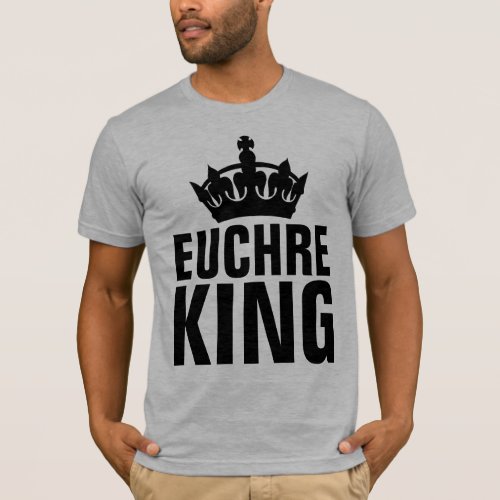 EUCHRE KING Mens T_Shirts