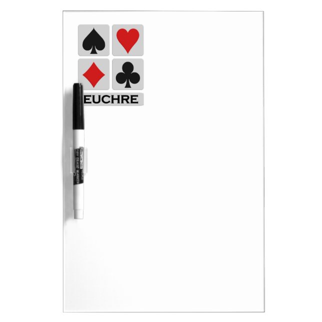 Euchre Player custom message board (Front)