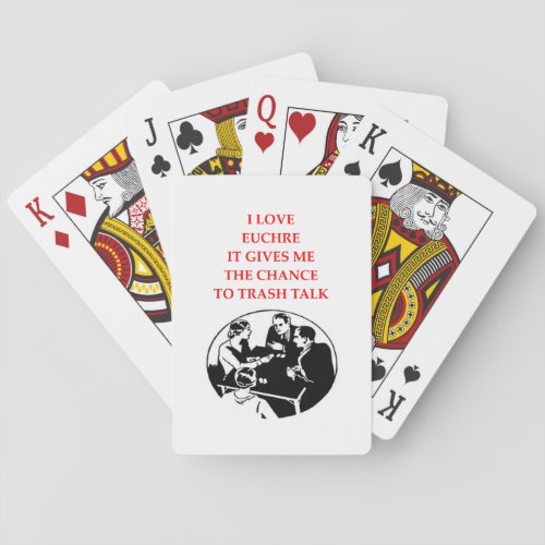 EUCHRE PLAYING CARDS