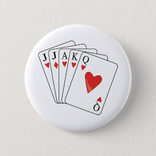 Euchre Playing Cards Button