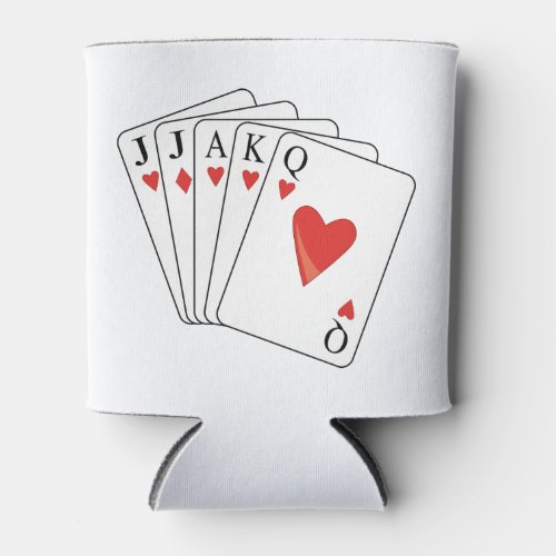 Euchre Playing Cards Can Cooler