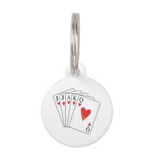 Euchre Playing Cards Pet ID Tag