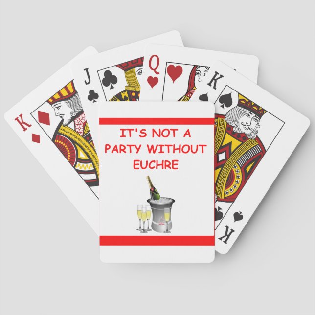 EUCHRE POKER CARDS (Back)