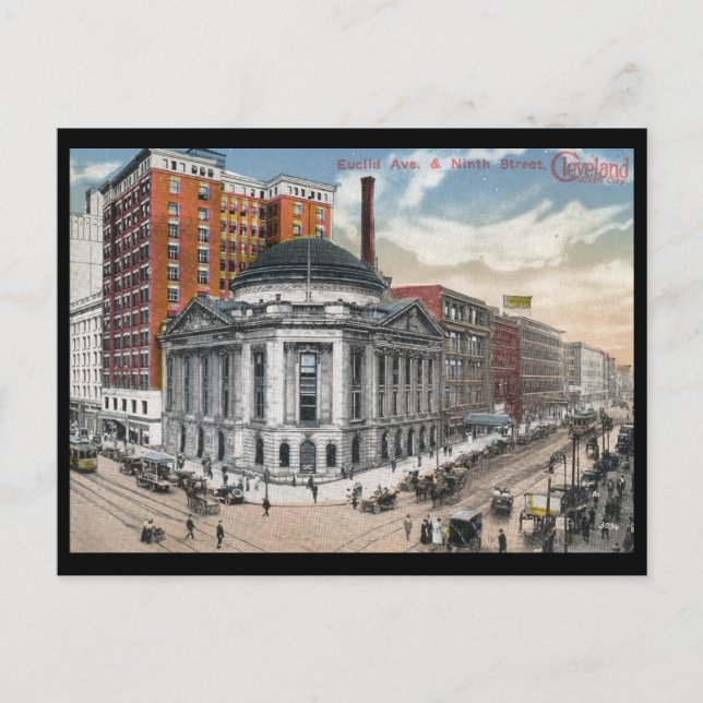 Euclid Ave., Cleveland 1916 Vintage Postcard (Front)