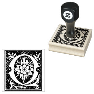 Euclid Capital Letter Q Rubber Stamp