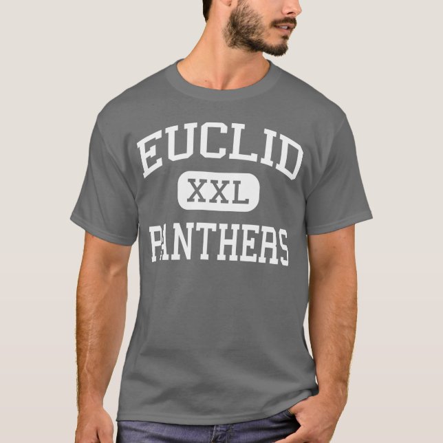 Euclid - Panthers - High School - Euclid Ohio T-Shirt (Front)