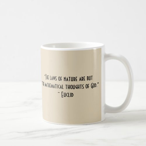 Euclid quote 11 oz mug
