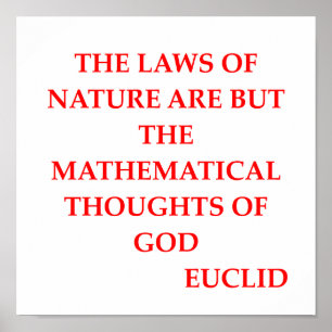 EUCLID quote Poster