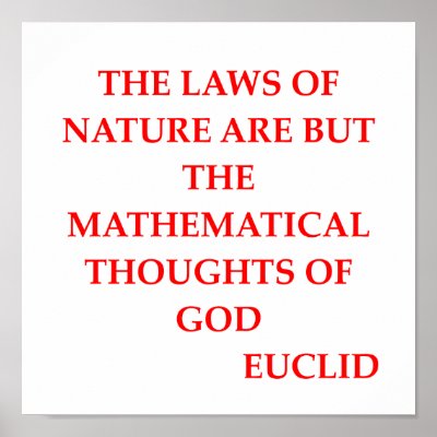EUCLID quote Poster