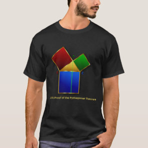 Euclid's Proof of the Pythagorean Theorem. T-Shirt