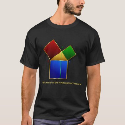 Euclid's Proof of the Pythagorean Theorem. T-Shirt