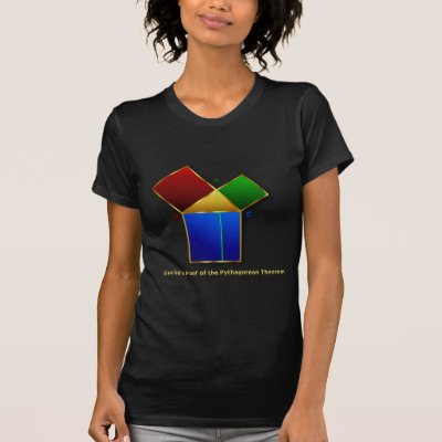Euclid's Proof of the Pythagorean Theorem. T-Shirt