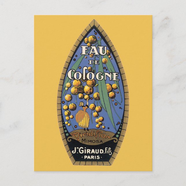 Eud De Cologne Mimosa Postcard (Front)