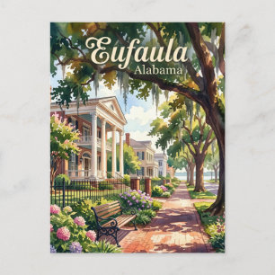 Eufaula USA Postcard