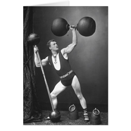 Eugen Sandow Strongman Cards (Front)