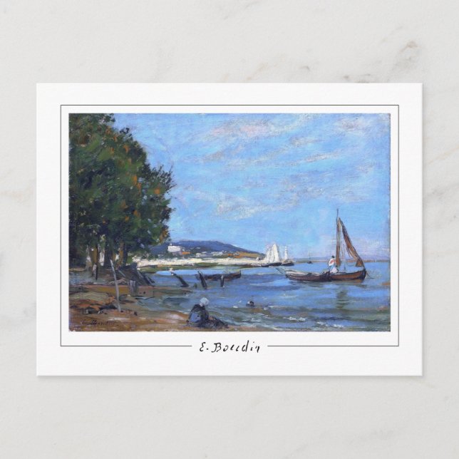 Eugène Boudin #178 - Fine Art Postcard (Front)