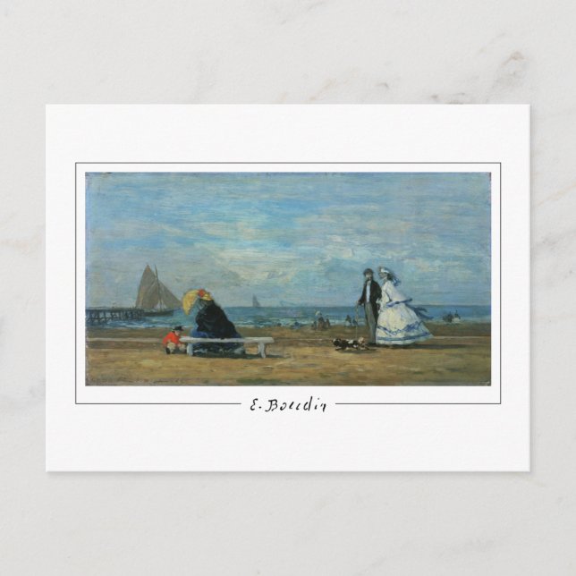 Eugène Boudin #30 - Fine Art Postcard (Front)