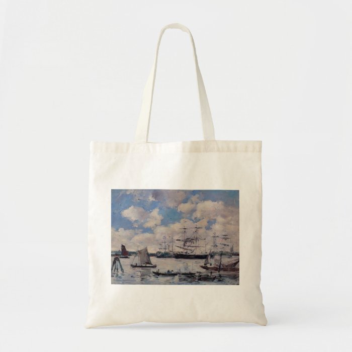 Eugene Boudin  Near Rotterdam Tote Bags