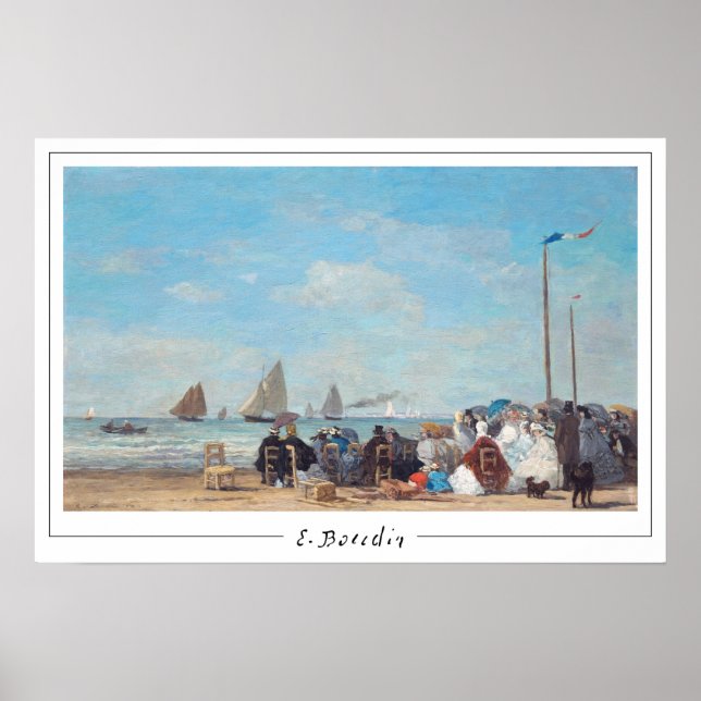 Eugène Boudin Zedign Art Poster #199-2 (Front)