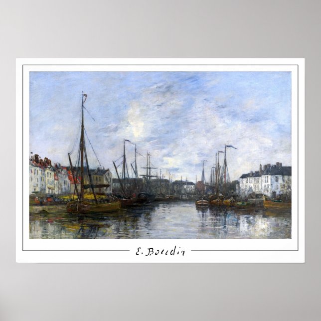 Eugène Boudin Zedign Art Poster #380 (Front)